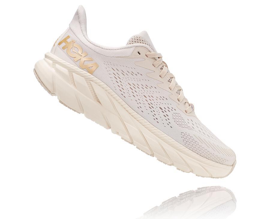 Hoka One One Løbesko Dame - Clifton 7 - Hvide - 243781XZM